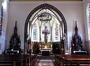 Intérieur de l'église Saint-Étienne de Schnersheim.