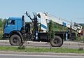 Civilian KamAZ-4326 with crane superstructure (2014)