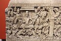 Life scenes of Buddha-2nd century CE, left panel