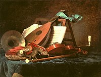 Anne Vallayer-Coster, The Attributes of Music (c. 1770)