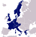 1969 (12 μέλη): Η Ισπανία αποχωρεί (τα σύνορα είναι του 1949-1990).