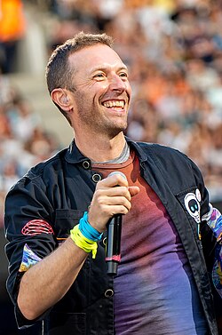 Chris Martin vuonna 2023