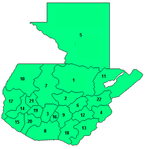 Departementen van Guatemala