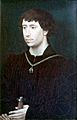 Charles le Téméraire, duc de Bourgogne, portant le collier de l'Ordre de la Toison d'or, par Rogier van der Weyden