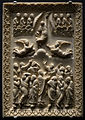 Kristi himmelfart skore ut i elfenbein, kanskje gjort i Metz, seint på 900-talet.