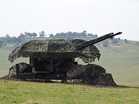 Un GDF-003 camouflé des Forces terrestres roumaines (2004)