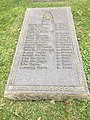 Duffy's cut memorial marker at West Laurel Hill Cemetery