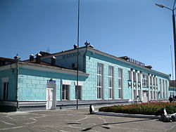 Nádražní budova v Belogorsku
