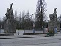 Skulpturengruppe Die Rossebändiger von Edwin Scharff als Relikt der Reichsausstellung Schaffendes Volk im Nordpark Düsseldorf