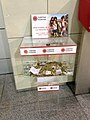 Donation box for Caritas Kosova in Pristina International Airport in 2016.