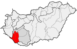 Pozíció Magyarország térképén