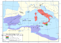 Roman Republic (509-27 BC) and Ancient Carthage (814-146 BC) in 218 BC.