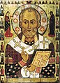 Nicolaus de Myra (icone russe de Alexa Petrow, 1294, Museo Nowgorod)