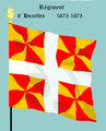régiment d’Huxelles de 1673 à 1675