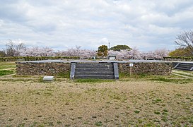 西条廃寺の塔の瓦積基壇