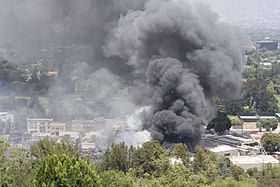 L'incendie d'Universal en 2008.