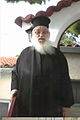 Father Nectarios, the establisher of the monastery of Saint Patapios, at the monastery at the annual celebration of the saint, 8 December 2012