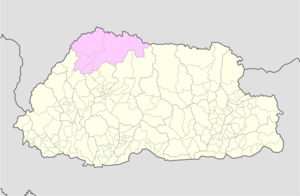 Gasa District is located in Gasa District
