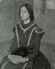 Girl with a Cat, 1918 eta 1922 artean