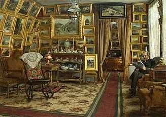 Librarian Segerstéen in his home (1886)