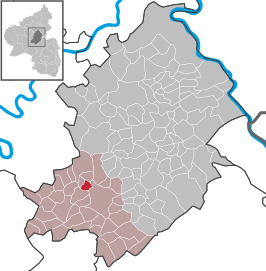 Kaart van Metzenhausen