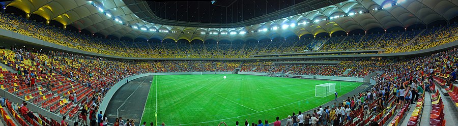 Az új stadion panorámája