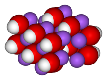 Kristal natrijevega hidroksida