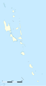 Torres på en karta över Vanuatu