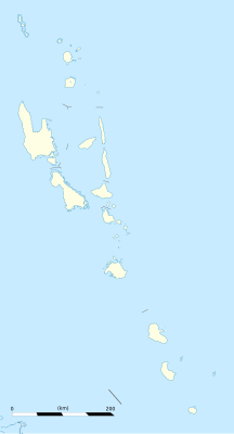 Location map Vanuatu