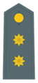 Divisa teniente coronel Guardia Civil.