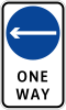 One-way (left, plate type)