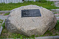 Pedra commemorativa de la fundació de la vila.