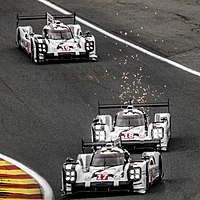 Três Porsche 919 Hybrid nas 6 Horas de Spa-Franchorchamps de 2015