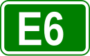 Zeichen der Europastraße 6