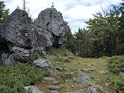 Vrcholová skála Zawalidroga