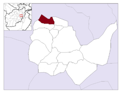 Location in Kabul Province