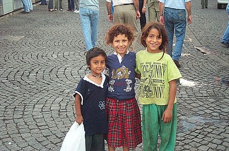 Children in Ortaköy in Istanbul, 2000