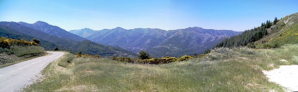 Vue au col de la Croix de Millet.