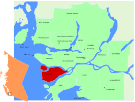 Kaart van Richmond