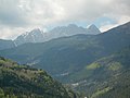 Vista sulla Val Degano da Clavais