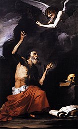 Saint Jerome and the Angel, 1626, 262 x 164 cm., Museo di Capodimonte