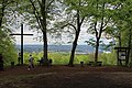 Blick vom Aussichtspunkt auf dem Kühkopf (Berg) auf Koblenz