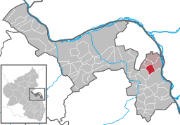 Läget för Lörzweiler i Landkreis Mainz-Bingen