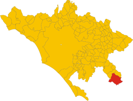 Carpineto Romano - Localizazion
