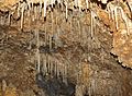 Unu el la kavernoj de Grutas de Cristal de Molinos.