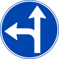 Drive straight or turn left