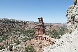 Palo Duro Canyon in den nordwestlichen Plains