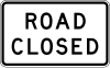 Road closed