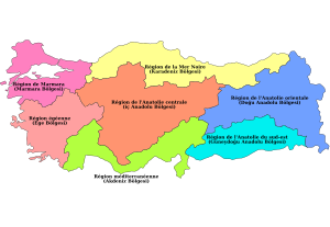 Régions de Turquie