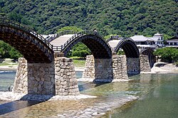 Kintai Bridge, famous for sightseeing spot in Iwakuni